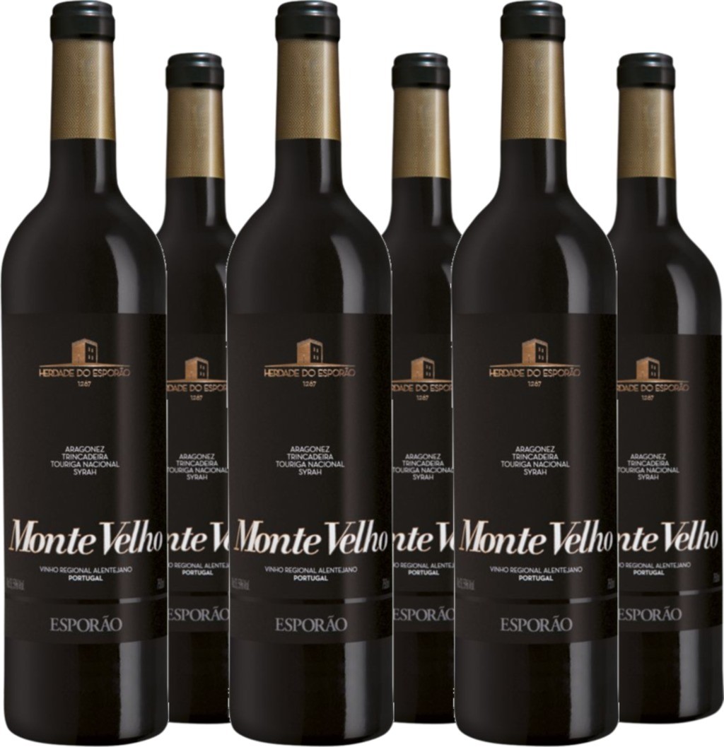 6 Voordeelpakket Monte Velho Tinto Vinho Regional Alentejo