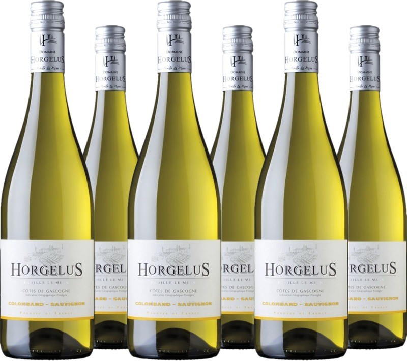 6 Voordeelpakket Horgelus Blanc Côtes de Gascogne IGP