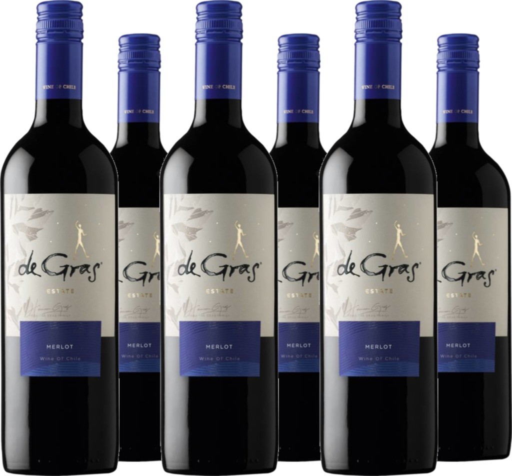 6 Voordeelpakket De Gras Merlot