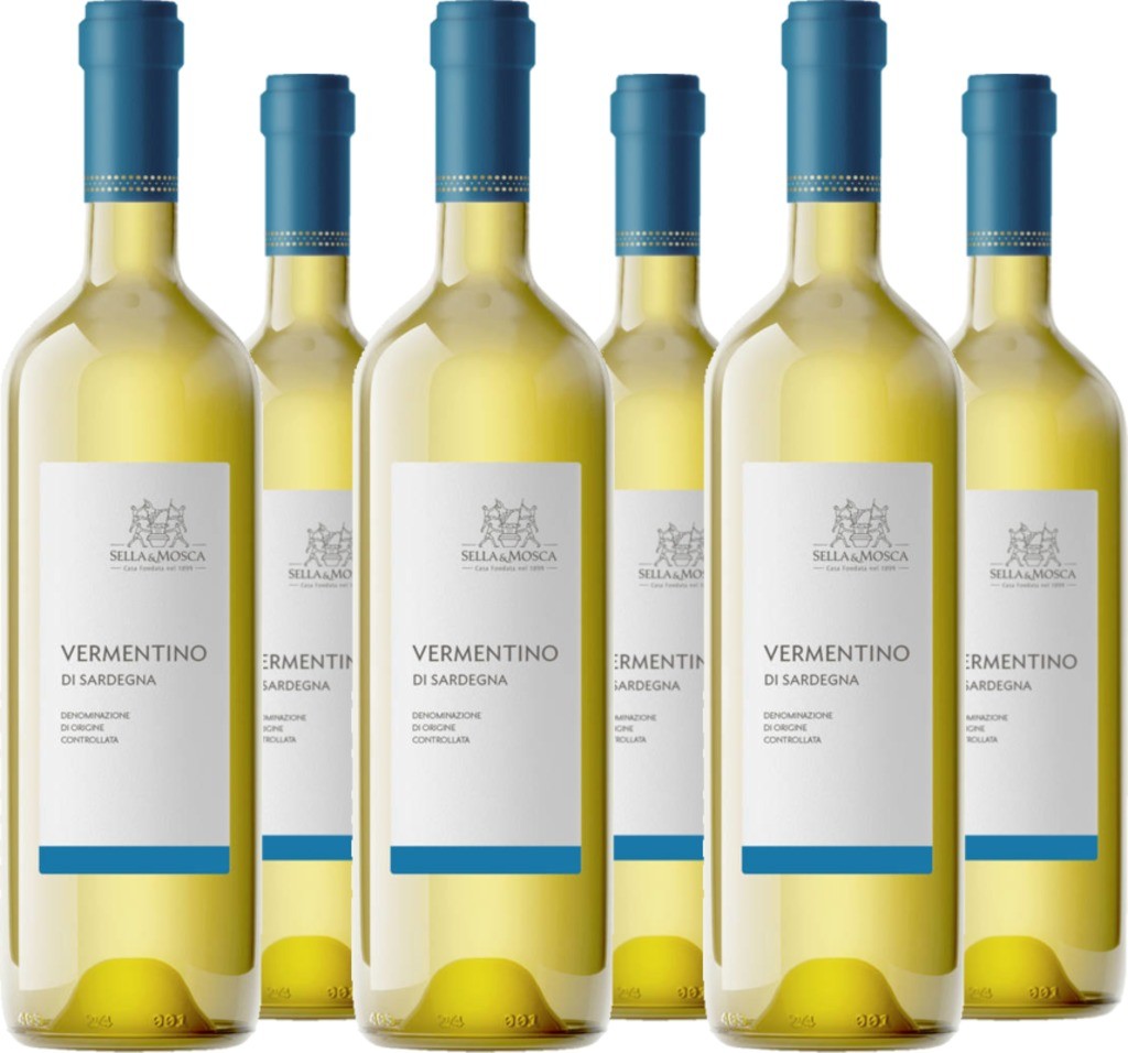 6 Voordeelpakket Vermentino di Sardegna DOC