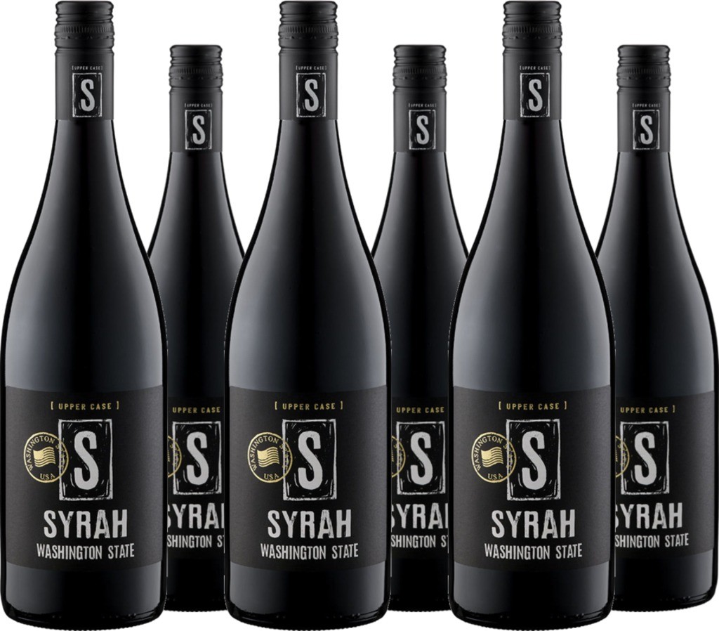 6 Voordeelpakket UPPER CASE 'S' Syrah - Washington State