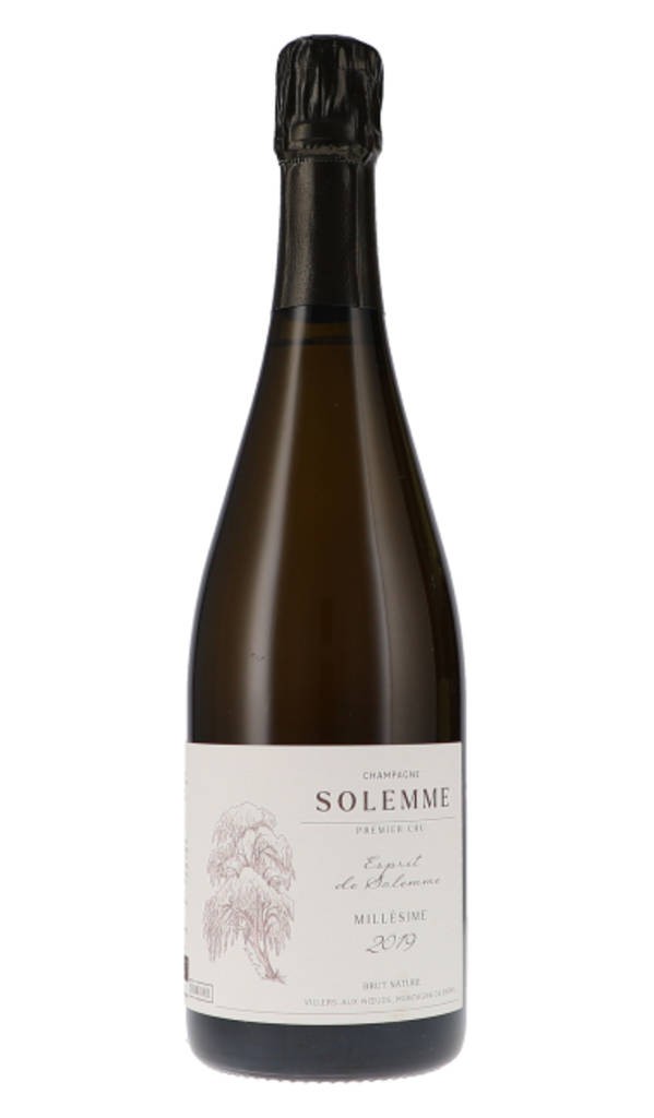 Esprit de Solemme, 1er Cru Brut Nature, Millésimé 2019 Solemme Champagne