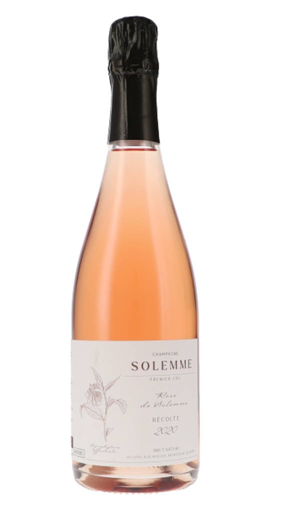 Rose de Solemme, 1er Cru Brut Nature, Millésimé 2020 Solemme Champagne