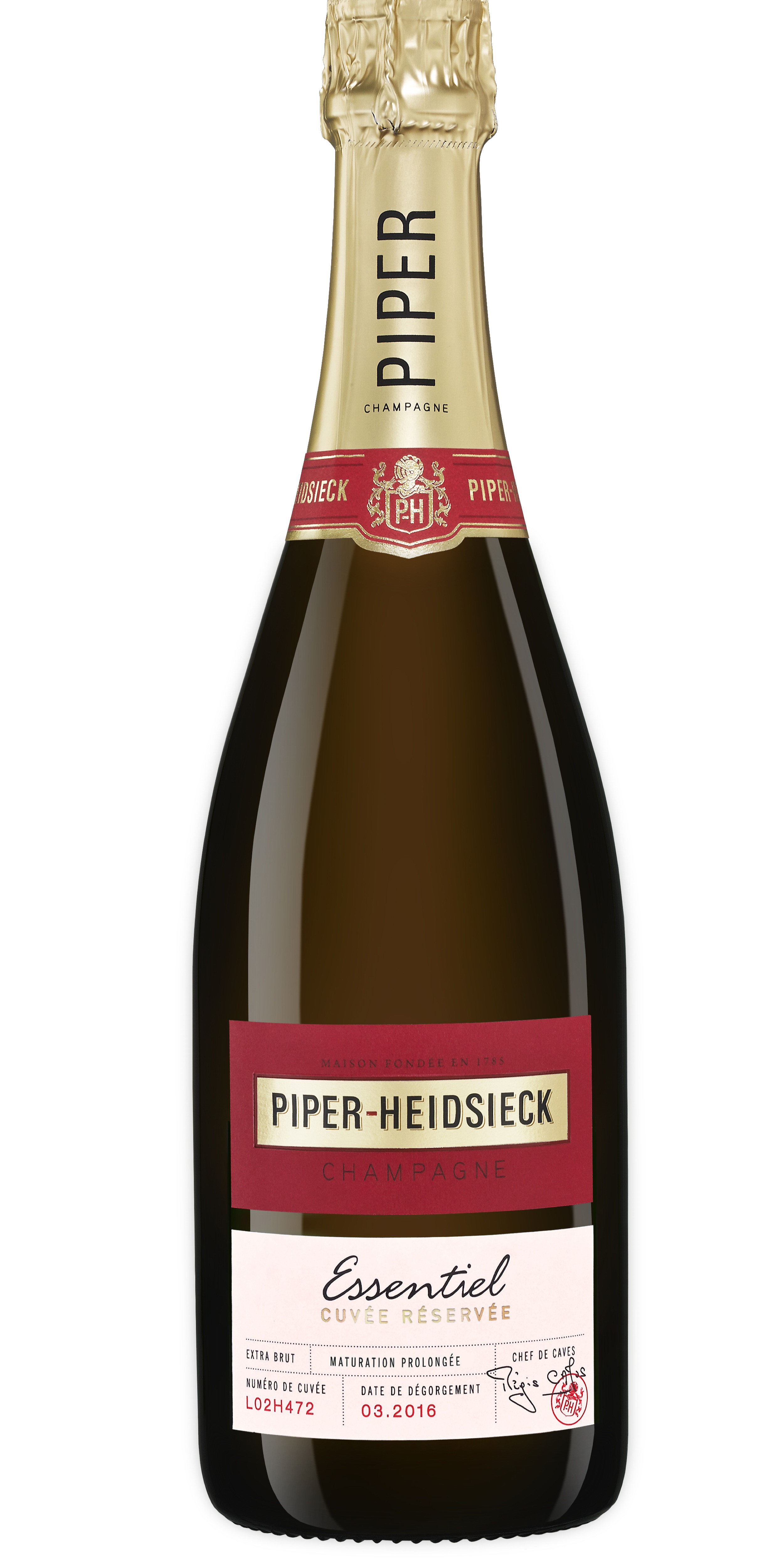 Piper-Heidsieck Essentiel Extra Brut Magnum in Holzkiste Piper Heidsieck Champagne