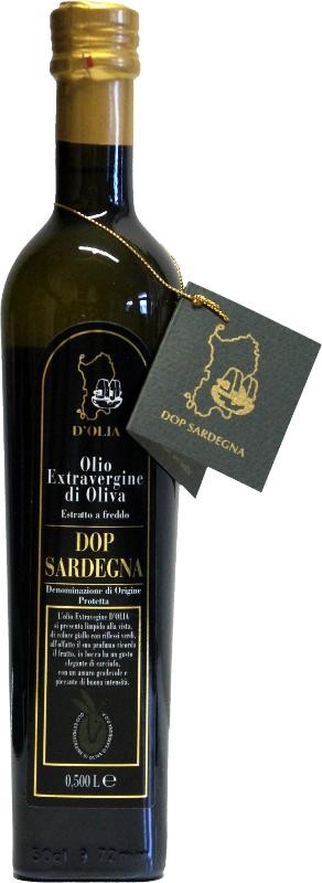 Olivenöl Extra vergine DOP Sardegna Olio D′Olia (500ml) Dolianova 