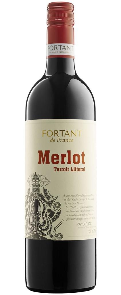 Merlot Terroir Littoral Fortant de France Pays d'Oc