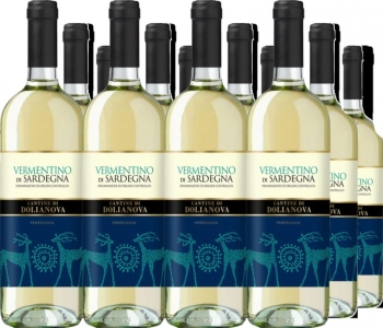 12 Voordeelpakket Vermentino di Sardegna DOC Dolianova