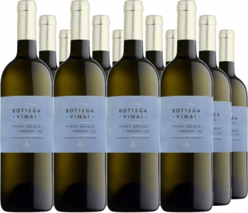 12 Voordeelpakket Pinot Grigio Trentino DOC Bottega Vinai