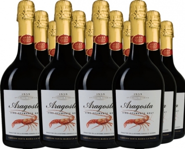 12 Voordeelpakket Aragosta Vino Spumante Brut