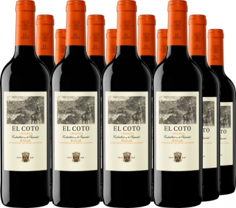 12 Voordeelpakket Rioja El Coto Crianza DOCa