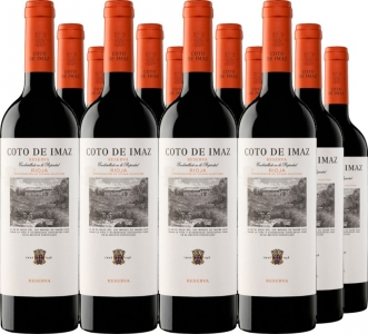 12 Voordeelpakket Rioja Coto de Imaz Reserva DOCa