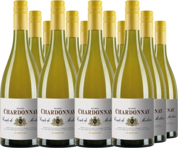 12er Vorteilspaket Chardonnay Réserve Comte de Morlières Pays d'Oc IGP
