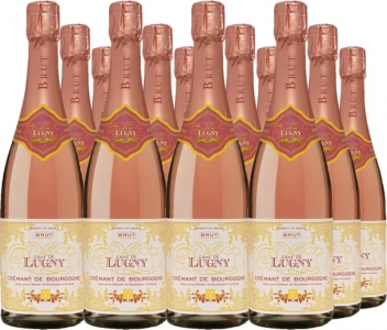 12 Voordeelpakket Cremant de Bourgogne Rosé Brut