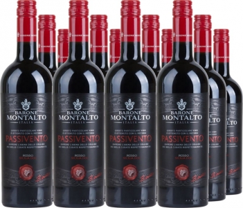 12 Voordeelpakket Montalto Collezione Famiglia Passivento Rosso Terre Sic IGT