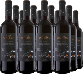 12 Voordeelpakket Viña San Juan Merlot Syrah Tempranillo