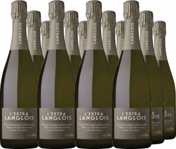 12 Voordeelpakket L´Extra par Langlois Crémant de Loire Brut Blanc de Blancs