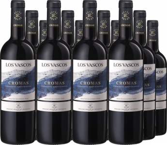 12 Voordeelpakket Los Vascos Cromas Carmenère Gran Reserva