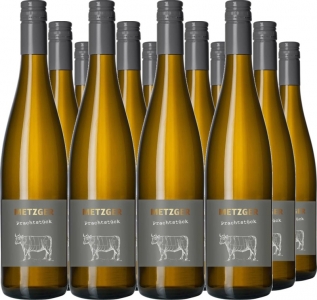 12 Voordeelpakket Metzger 'Prachtstück' Weißburgunder Chardonnay KuhbA trocken