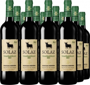 12 Voordeelpakket Solaz Tempranillo Vino de la Tierra de Castilla