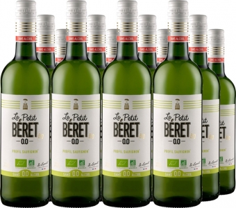 12 Voordeelpakket Le Petit Béret Sauvignon Blanc -Alkoholfrei -