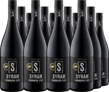 12 Voordeelpakket UPPER CASE 'S' Syrah - Washington State