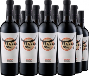 12 Voordeelpakket Tapas Club Tempranillo Appassimento