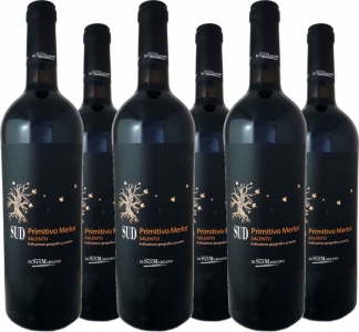 6 Voordeelpakket Primitivo Merlot SUD Salento IGT