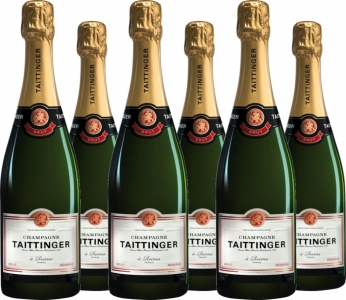 6 Voordeelpakket Champagne Taittinger Brut Reserve