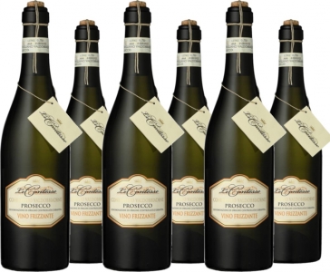 6 Voordeelpakket Prosecco Frizzante Valdobbiadene DOCG Le Contesse