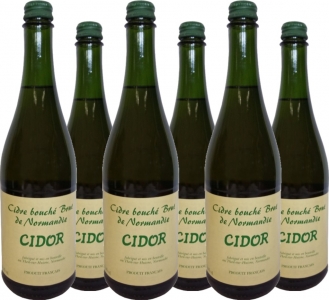 6 Voordeelpakket Cidre Bouché Brut Cidor mit Schraubverschluss