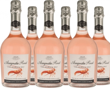 6 Voordeelpakket Aragosta Rosé Vino Spumante Brut