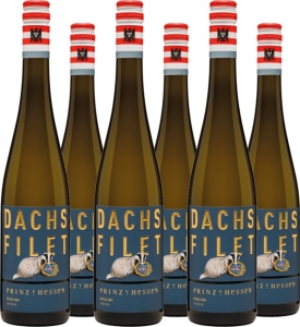 6 Voordeelpakket Prinz von Hessen Riesling trocken Dachsfilet