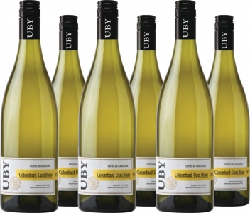 6 Voordeelpakket Uby Colombard Sauvignon Côtes de Gascogne IGP