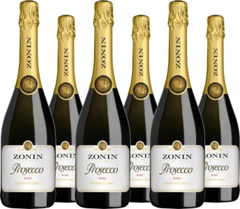 6 Voordeelpakket Zonin Prosecco Spumante DOC Brut