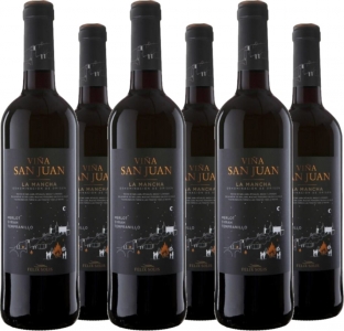 6 Voordeelpakket Viña San Juan Merlot Syrah Tempranillo