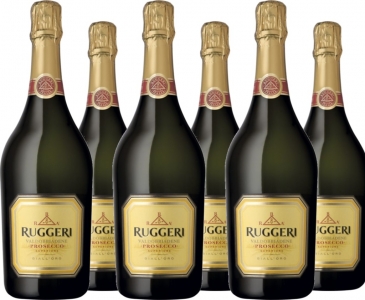 6 Voordeelpakket Ruggeri Giall'Oro Valdobbiadene Prosecco Superiore DOCG Extra Dry