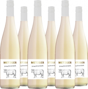 6 Voordeelpakket Metzger 'Prachtstück' Spätburgunder Blanc de Noirs KuhbA trocken
