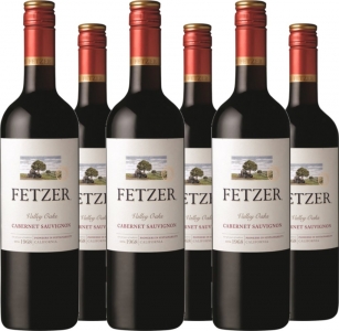 6 Voordeelpakket Fetzer Valley Oaks Cabernet Sauvignon Kalifornien