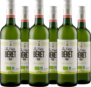 6 Voordeelpakket Le Petit Béret Sauvignon Blanc -Alkoholfrei -