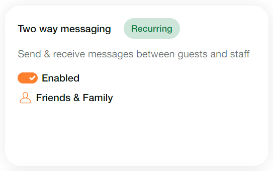 Enable Two Way Messaging