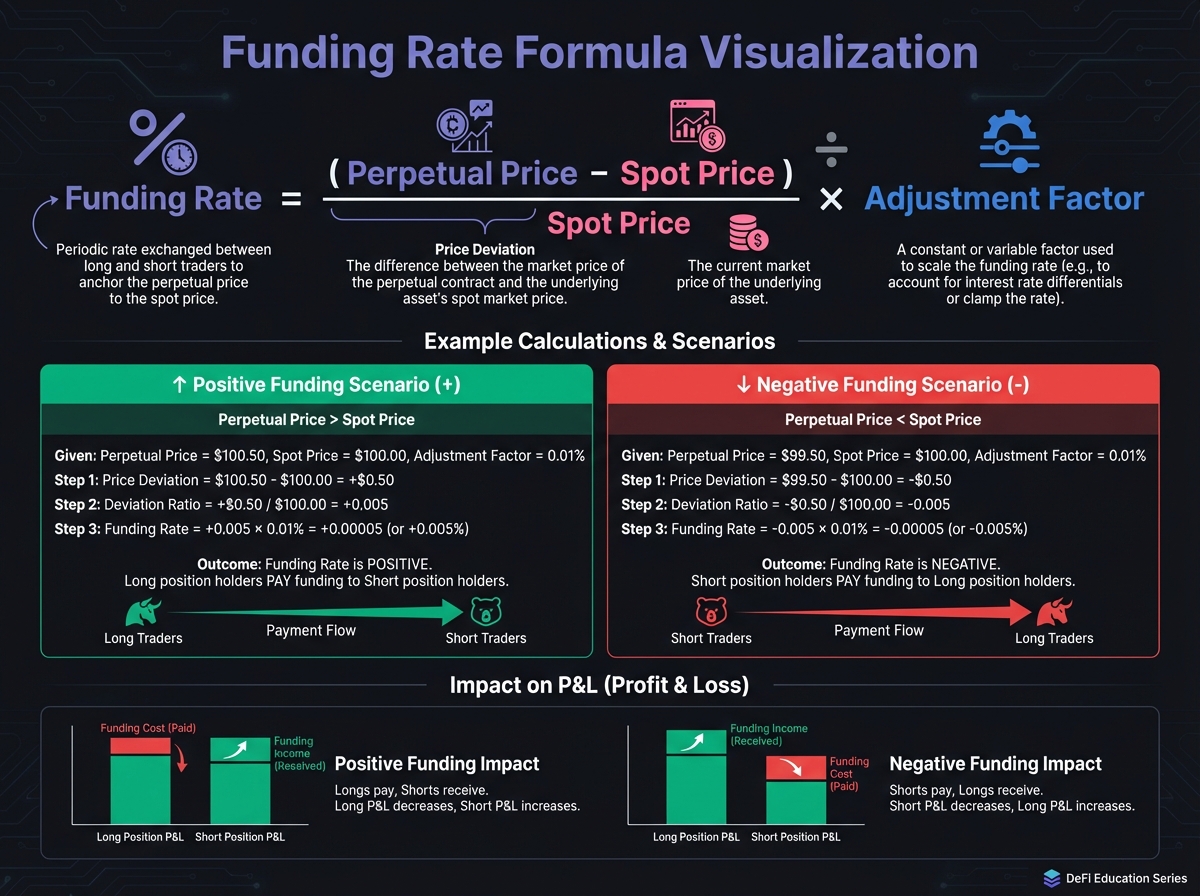 Funding Rate Formula Visualization