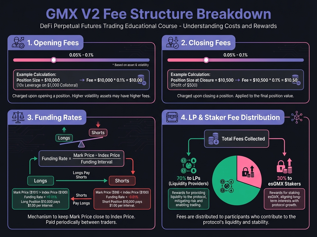 GMX V2 Fee Structure Breakdown