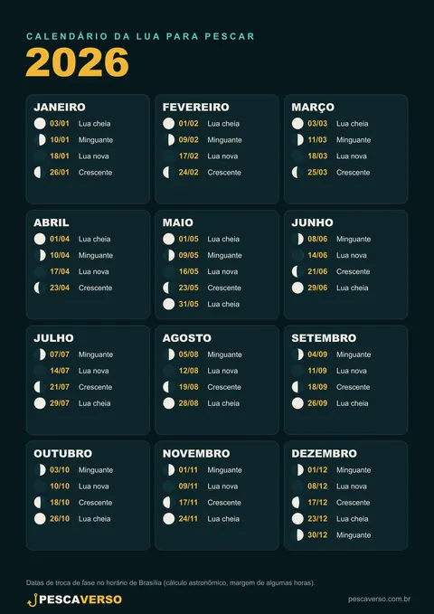 Pôster da lua 2026 (A4 para imprimir)