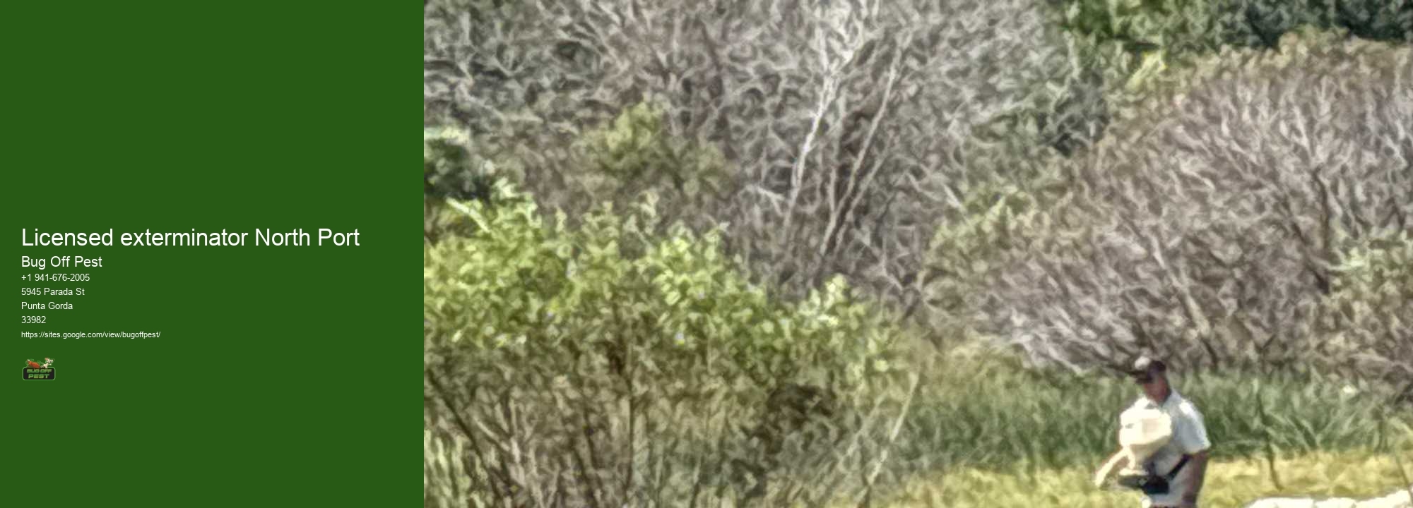 Licensed exterminator North Port