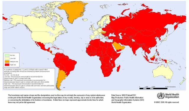 rabies country risk