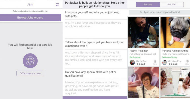 listing services with Petbacker