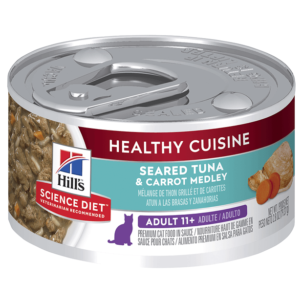 Hills Science Diet Senior 11 Plus Healthy Cuisine Tuna And Carrot