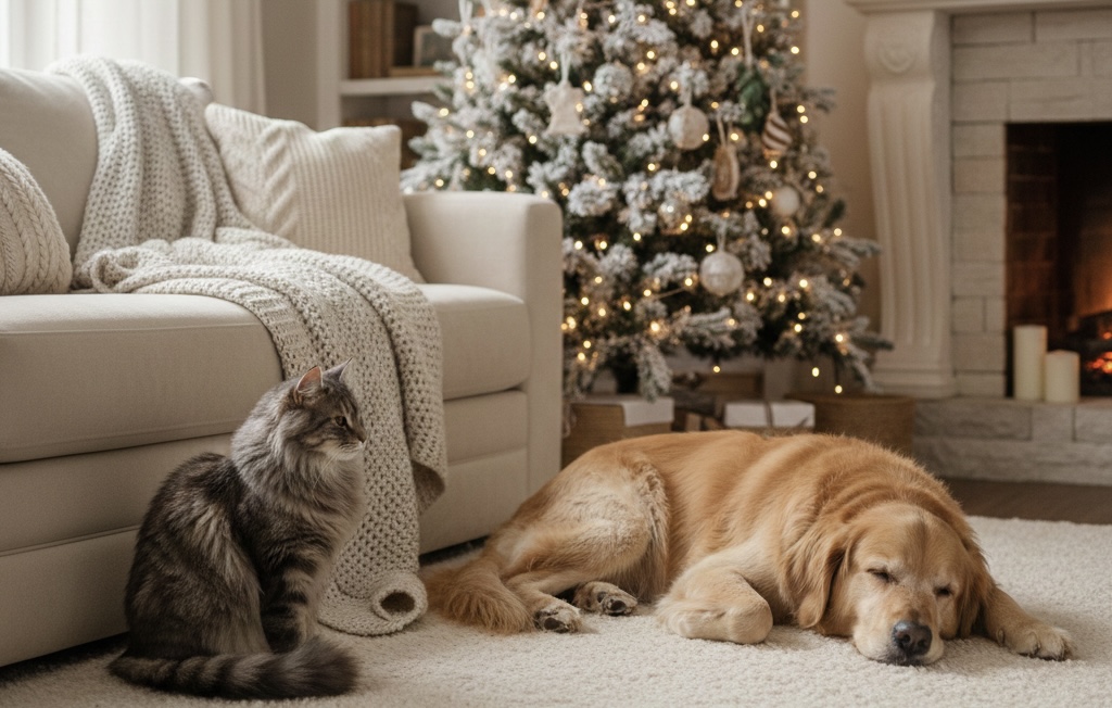 Yılbaşı Dekorasyonu Evcil Hayvanlar İçin Güvenli mi?
