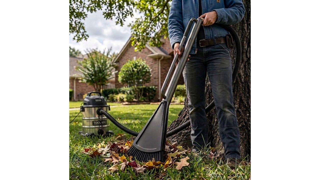 Vacuum Powered Leaf and Debris Raking Device | 1080332 | PatentFlip