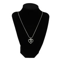 Double Heart Memorial Pendant